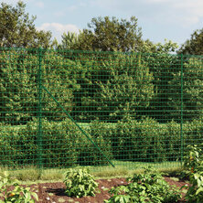 Draadgaashek met flens 1,6x10 m groen