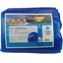 Summer Fun Zomerzwembadhoes solar rond 300 cm PE blauw 4047778510719