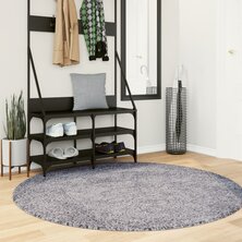 Vloerkleed PAMPLONA shaggy hoogpolig modern &Oslash; 200 cm blauw 8721012229365