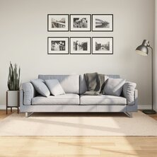 Vloerkleed HUARTE laagpolig zacht wasbaar 140x200 cm beige 8721012226210