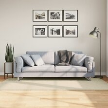 Vloerkleed HUARTE laagpolig zacht wasbaar 100x200 cm cr&egrave;me 8721012226371