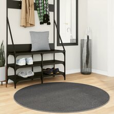 Vloerkleed IZA laagpolig Scandinavisch &Oslash; 120 cm antraciet 8721012230361