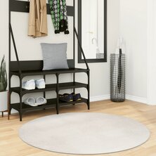 Vloerkleed IZA laagpolig Scandinavisch &Oslash; 120 cm cr&egrave;mekleurig 8721012230484