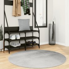 Vloerkleed IZA laagpolig Scandinavisch &Oslash; 120 cm grijs 8721012230606