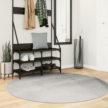 Vloerkleed IZA laagpolig Scandinavisch &Oslash; 160 cm grijs 8721012230613