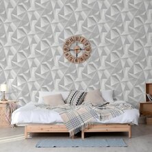 DUTCH WALLCOVERINGS Behang Onyx lichtgrijs 3294270351093