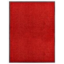 Deurmat wasbaar 90x120 cm rood 8720286064764