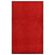 Deurmat wasbaar 90x150 cm rood 8720286064771