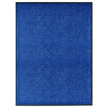 Deurmat wasbaar 90x120 cm blauw 8720286064948