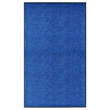 Deurmat wasbaar 90x150 cm blauw 8720286064955