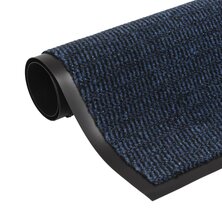 Droogloopmat rechthoekig getuft 80x120 cm blauw 8718475585114