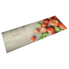 Keukenmat wasbaar tomatenprint 45x150 cm fluweel 8721012918962