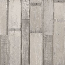 Urban Friends & Coffee Behang houten planken grijs en bruin 8022560056299