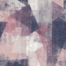 DUTCH WALLCOVERINGS Behang perspectieven roze en paars 5411012437152
