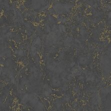 DUTCH WALLCOVERINGS Behang Marble zwart en goud 3294270855294