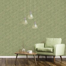 Evergreen Behang Wicker Natural groen 8022560073555