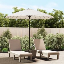 Parasol met aluminium paal 270 cm zandwit