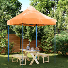 Partytent inklapbaar pop-up 200x200x306 cm oranje