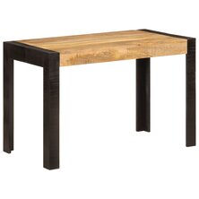 Eettafel 120x60x76 cm massief mangohout