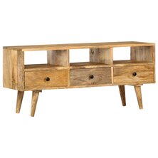 Tv-meubel 110x36x50 cm massief mangohout