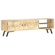 Tv-meubel 140x30x40 cm massief mangohout