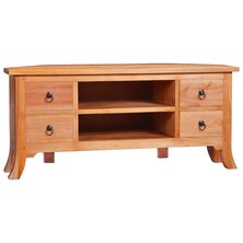 Tv-meubel 100x40x45 cm massief mahoniehout