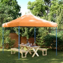 Partytent inklapbaar pop-up 292x292x315 cm oranje