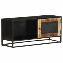 Tv-meubel 90x30x40 cm ruw mangohout