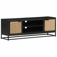 Tv-meubel120x30x40 cm massief mangohout