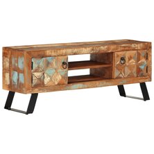 Tv-meubel 112x30x45 cm massief gerecycled hout