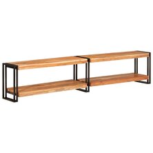 Tv-meubel 200x30x40 cm massief acaciahout