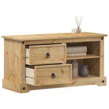 Tv-meubel Corona 100x40x52 cm massief grenenhout