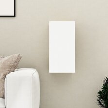Tv-meubel 30,5x30x60 cm bewerkt hout wit
