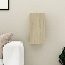 Tv-meubel 30,5x30x60 cm bewerkt hout sonoma eikenkleurig