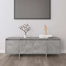 Tv-meubel 120x30x40,5 cm bewerkt hout betongrijs