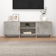 Tv-meubel 150x30x50 cm bewerkt hout betongrijs