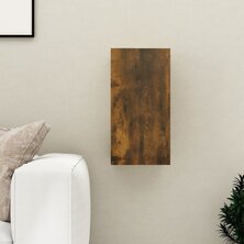 Tv-meubel 30,5x30x60 cm bewerkt hout gerookt eikenkleurig