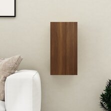 Tv-meubel 30,5x30x60 cm bewerkt hout bruin eikenkleur