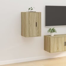 Tv-wandmeubel 40x34,5x60 cm sonoma eikenkleurig