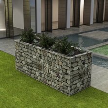 Gabion plantenbak verhoogd 270x90x100 cm staal