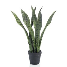 Emerald Kunstplant Sansevieria in pot 55 cm