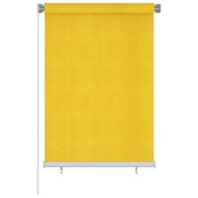 Rolgordijn voor buiten 100x140 cm HDPE geel