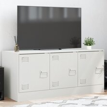 Tv-meubel 99x39x44 cm staal wit