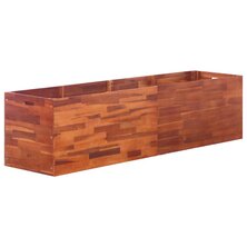 Plantenbak verhoogd 200x50x50 cm acaciahout