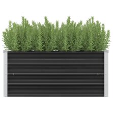 Plantenbak verhoogd 100x40x45 cm gegalvaniseerd staal antraciet