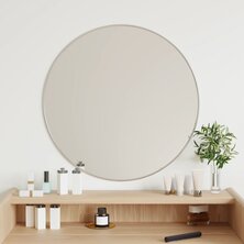 Wandspiegel rond &Oslash;60 cm zilverkleurig