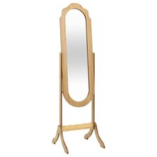 Spiegel vrijstaand 45,5x47,5x160 cm bewerkt hout