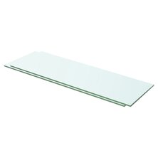 Schappen 2 st 60x15 cm glas transparant