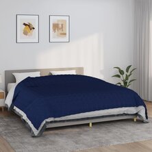 Verzwaringsdeken 235x290 cm 15 kg stof blauw