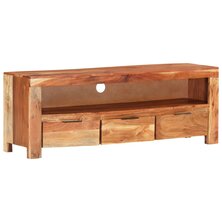 Tv-meubel 110x30x40 cm massief acaciahout